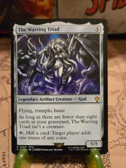 MTG The Warring Triad Commander: Final Fantasy Regular Rare NM - Image 1