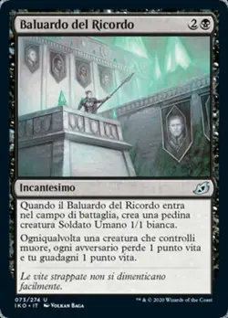 MTG BASTION OF REMEMBRANCE EXC - BALUARDO DEL RICORDO - IKO - MAGIC - Image 1