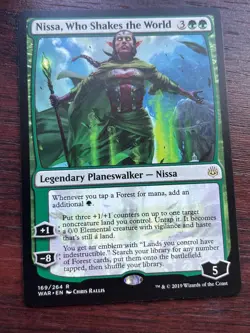 1x NISSA, WHO SHAKES THE WORLD - War of the SParks - MTG - Magic the Gathering - Image 1
