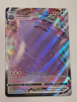 Ditto Vmax 051/072 Shining Fates- NM Ultra Rare Full Art Pokemon Card - Image 1