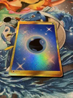 Gold Water Energy - 124/111 - Secret Rare- Pokemon SM04 -Crimson Invasion - Image 2