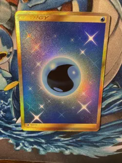 Gold Water Energy - 124/111 - Secret Rare- Pokemon SM04 -Crimson Invasion - Image 3