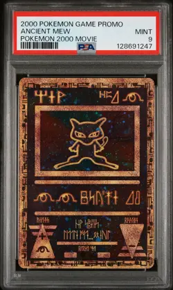2000 POKEMON GAME MOVIE POKEMON 2000 MOVIE ANCIENT MEW PSA 9 - Image 1