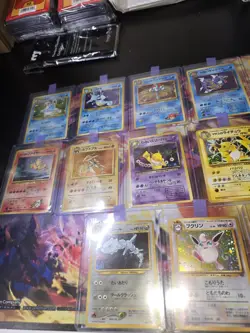 18 HOLO Japanese Pocket Monsters LP Good Condition Smoke Free Home - Image 1