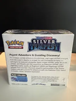 🩶 Pokemon Sword & Shield SILVER TEMPEST New Sealed Booster Box 36 Packs + Case - Image 3
