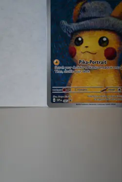 Pokemon TCG Pikachu With Grey Felt Hat SVP EN 085 Van Gogh Pikachu Promo - Image 5