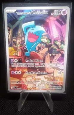 Pokemon SV Black Star Promos - SVP EN Team Rocket's Wobbuffet #203b - Image 1
