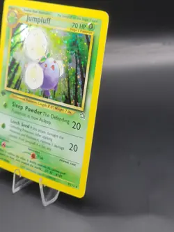 Pokemon 1st Edition Neo Genesis Jumpluff Holo Rare W/Swirl 7/111 🍃 - Image 2