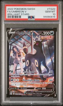Umbreon V #TG22 - Brilliant Stars - PSA 10 - Pokemon TCG - Image 1