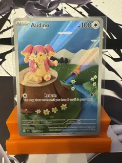 Pokemon TCG Audino Illustration Rare Black Bolt 151/086 English - NM / M - Image 1