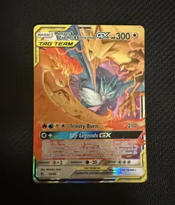 Pokemon TCG Moltres Zapdos Articuno GX 44/68 Hidden Fates NM/Mint Condition - Image 1