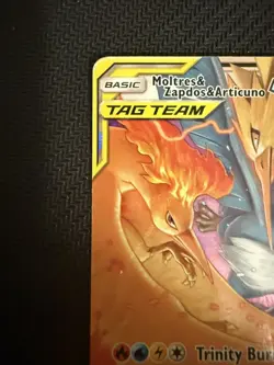 Pokemon TCG Moltres Zapdos Articuno GX 44/68 Hidden Fates NM/Mint Condition - Image 5