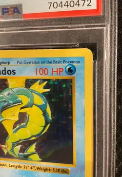PSA 8 NM - MT Base Set Shadowless Gyarados 6/102 Holo 1999 Pokemon Near Mint - Image 4