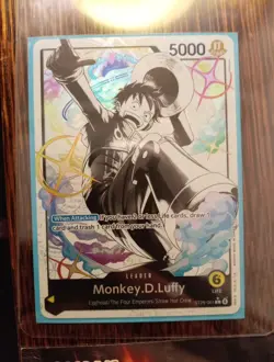 Leader Monkey.D.Luffy (001) (Parallel) ST29-001 Starter Deck 29 Foil NM - Image 1