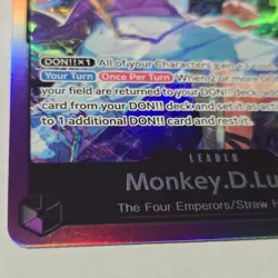 One Piece Card Monkey D Luffy OP09-061 Starter Deck: Purple Black ST26 English - Image 5