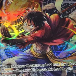 One Piece Card Monkey.D.Luffy ST14-001 Starter Deck: 3D2Y Leader English - Image 2