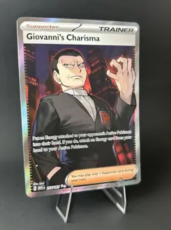 Giovanni's Charisma 197/165 Sv: Scarlet & Violet 151 Holo POKEMON TCG [NM] - Image 1