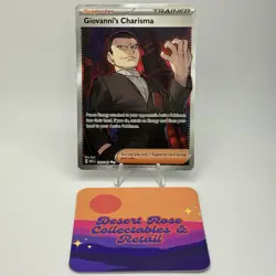 Pokemon TCG Giovanni's Charisma Scarlet & Violet-151 197/165 Holo Ultra Rare NM - Image 1