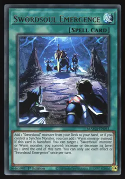 Swordsoul Emergence - MAMA-EN041 - Ultra Rare - 1st Edition Yugioh - Image 1