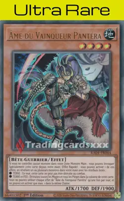 Yu-Gi-Oh! Ame du Vainqueur Pantera : UR RA04-FR044 - Image 1