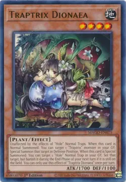 Yugioh Traptrix Dionaea MAGO-EN075 1st Edition Gold Rare M/NM - Image 1