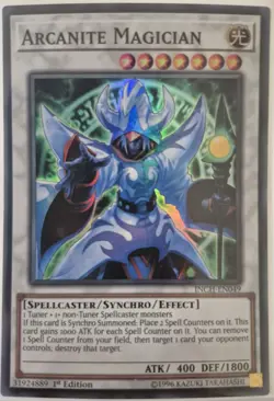 YuGiOh Arcanite Magician Super Rare 1st Edition INCH-EN049 - Image 1