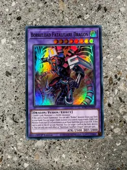 Yugioh TCG Borreload Fatalflare Dragon BPRO-EN032 Super Rare 1st Edition NM-M - Image 1
