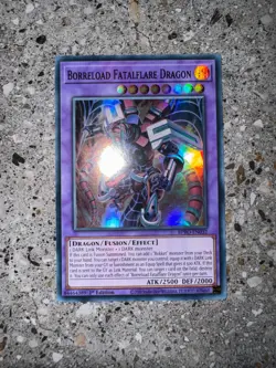 Yugioh TCG Borreload Fatalflare Dragon BPRO-EN032 Super Rare 1st Edition NM-M - Image 3