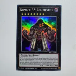 Number 22: Zombiestein - RATE-ENSE1 | 1st Edition Ultra Rare LP YuGiOh - Image 1