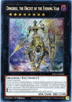 Dingirsu, the Orcust of the Evening Star - RA01-EN040 - Secret Rare Yugioh - Image 1