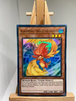 Blackwing - Breeze The Zephyr - Ultra Rare 1st Edition BLCR-EN061 - NM - YuGiOh - Image 1