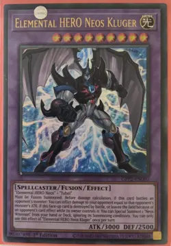 YuGiOh Elemental HERO Neos Kluger Ultra Rare 1st Edition GFP2-EN003 NM - Image 1
