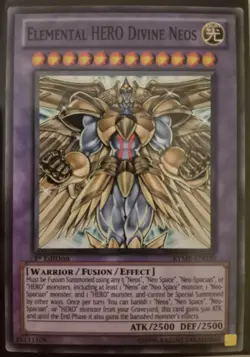 YuGiOh Elemental HERO Divine Neos 1st Edition RYMP-EN020 - Image 1