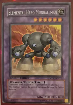 YuGiOhElemental HERO Mudballman Rare MDP2-EN002 - Image 1