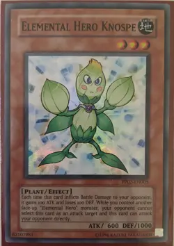 YuGiOh Elemental Hero Knospe Super Rare PP02-EN005 - Image 1
