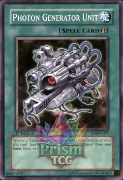 1st Ed Photon Generator Unit SOI-EN045 Yugioh - Image 1