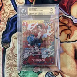 2024 One Piece Two Legends Portgas.D.Ace SP BGS 10 Pristine - Image 1