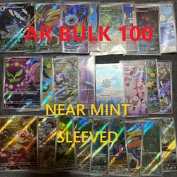 Pokemon Card Japanese Lot Set 100 Cards Art Rare AR Different Japanese BULK NM - Image 1