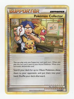 2010 Pokemon TCG Pokemon Collector 97/123 Supporter Non Holo LP - Image 1