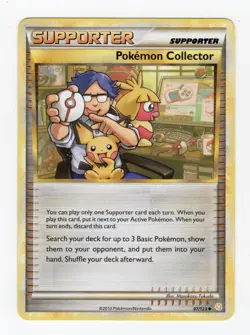 2010 Pokemon TCG Pokemon Collector 97/123 Supporter Non Holo LP - Image 1