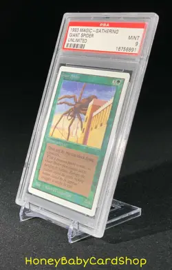 MTG Unlimited Edition 1993 Giant Spider PSA 9 Mint Old School 93/94 - Image 3