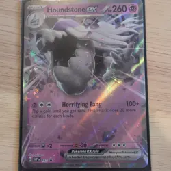 Pokemon Houndstone ex 162 Sv: Scarlet & Violet Promo Cards Holo Promo - Image 1