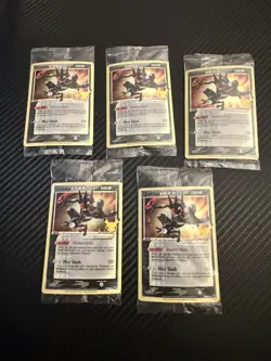 Pokemon Greninja SWSH144 25th Anniversary Promo sealed Card Lot (5) swirl - Image 1
