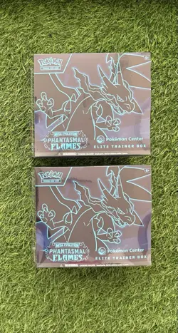 Lot Of 2 Pokemon Center Phantasmal Flames Elite Trainer Box ETB - FAST FREE SHIP - Image 1
