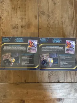 Phantasmal Flames Pokemon Center ETB Elite Trainer Box Set Lot of 2 New IN HAND - Image 2
