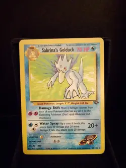 Pokemon TCG Sabrinas Golduck 30/132 Gym Challenge Englisch Near Mint Vintage - Image 1