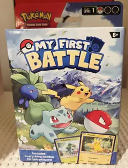 Pokemon My First Battle Bulbasaur And Pikachu TCG Set New - Image 1
