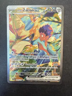 Pokemon Journey Together Hop's Zacian EX 186/159 Special Illustration Rare SIR - Image 1
