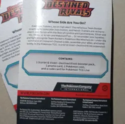 Pokemon Scarlet & Violet Destined Rivals Booster Pack Zarude & Eevee - Image 4