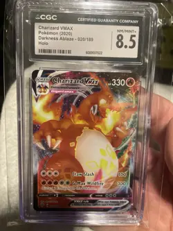 CGC 8.5 Charizard VMAX 020/189 | Darkness Ablaze | Pokemon Holo NM/Mint+ - Image 1